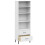 VidaXL (white) vidaXL Solid Wood Bookcase with 2 Drawers OSLO Storage Rack Multi Colours 5
