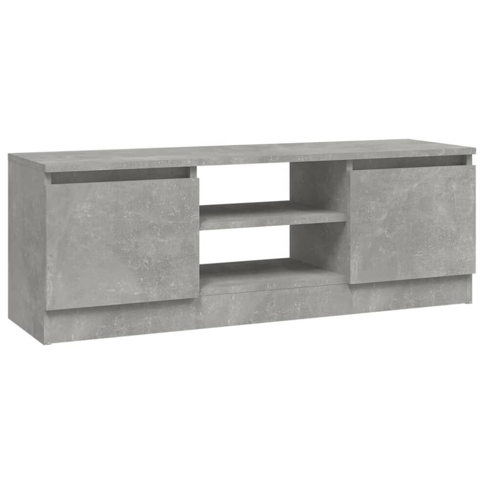 (concrete grey) vidaXL TV Cabinet With Door Media Unit Cabinet Stand Furniture Multi Colours