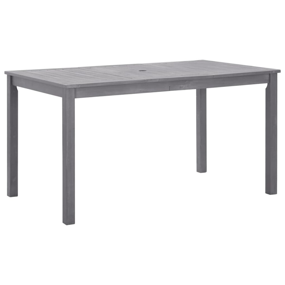 (140 x 80 x 74 cm) vidaXL Garden Table Patio Table Outdoor Wooden Dining Table Solid Wood Acacia