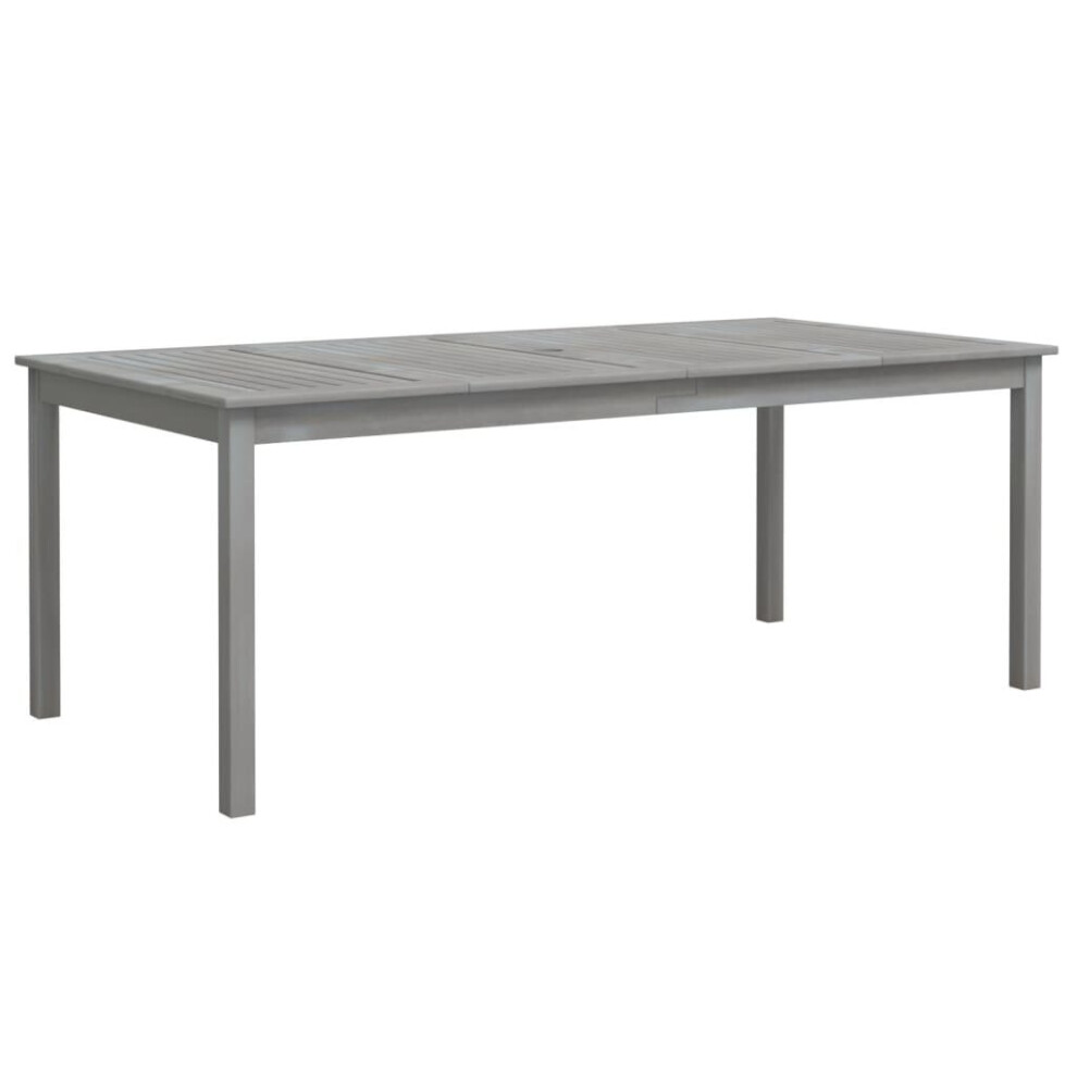 (200 x 100 x 75 cm) vidaXL Garden Table Patio Table Outdoor Wooden Dining Table Solid Wood Acacia