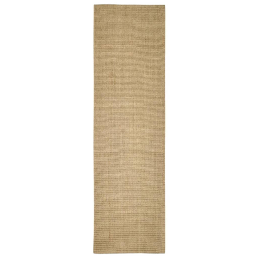 Vidaxl (100 X 350 Cm) Rug Home Indoor Area Rug Floor Mat Floor Carpet Runner Natural Sisal