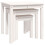 VidaXL (white) vidaXL 3x Solid Wood Pine Nesting Tables Stackable Nesting Stand Multi Colours 7
