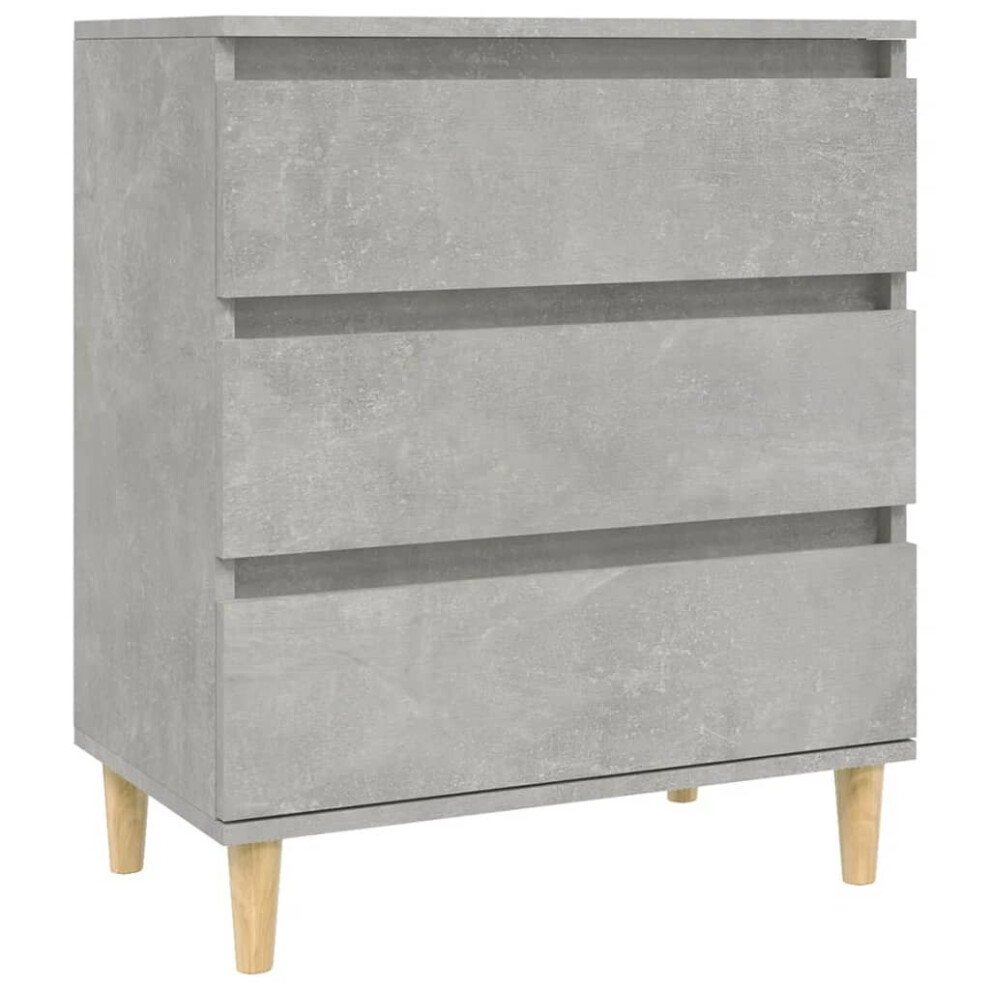 (concrete grey) vidaXL Sideboard Engineered Wood Storage Cabinet Home Organiser Multi Colours