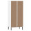 VidaXL (white) vidaXL Solid Wood Bookcase with 2 Drawers OSLO Storage Rack Multi Colours 7