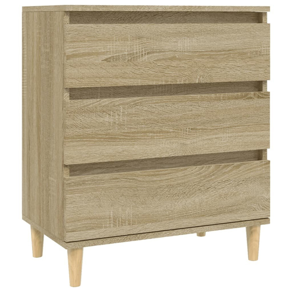 (sonoma oak) vidaXL Sideboard Engineered Wood Storage Cabinet Home Organiser Multi Colours