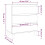 VidaXL (high gloss white) vidaXL Sideboard Side Cabinet Organiser Cupboard Highboard Engineered Wood 10