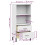 VidaXL (white) vidaXL Solid Wood Bookcase with 2 Drawers OSLO Storage Rack Multi Colours 4