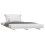 VidaXL (white, 100 x 200 cm) vidaXL Bed Frame Bedroom Bedstead Bed Base Mattress Foundation Solid Wood Pine 3