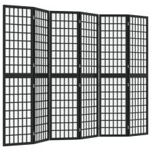 (black, 240 x 170 cm) vidaXL Folding 6-Panel Room Divider Japanese Style Shoji Multi Colours/Sizes