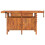 VidaXL (with cabinet) vidaXL Workbench with Drawers and Vices Workshop Craft Table Solid Wood Acacia 3