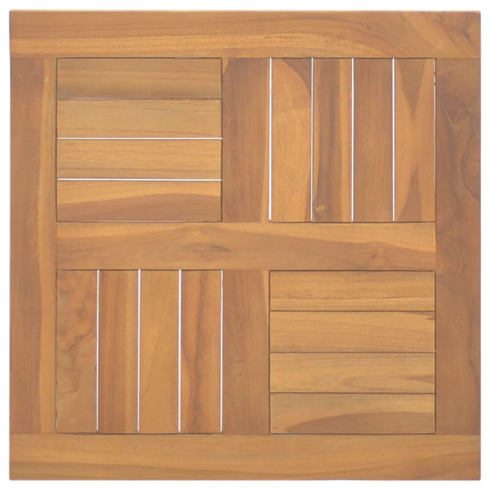 (50 x 50 x 2.5 cm) vidaXL Table Top Replacement Table Top Coffee Dining Table Top Solid Wood Teak