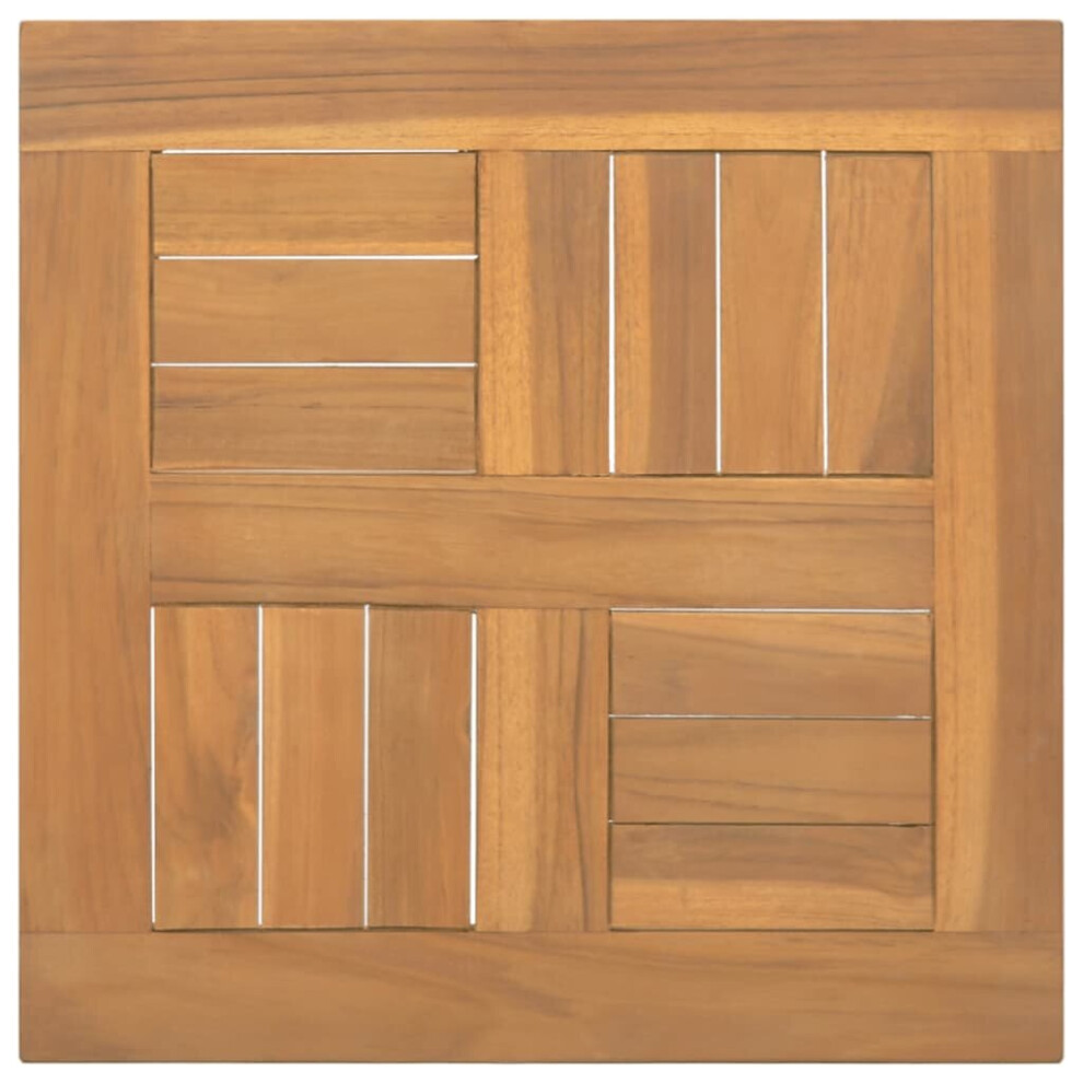 Vidaxl (40 X 40 X 2.5 Cm) Table Top Replacement Table Top Coffee Dining Table Top Solid Wood Teak