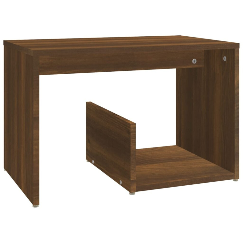 Vidaxl (Brown Oak) Side Table Engineered Wood Magazine Rack Couch Table Multi Colours