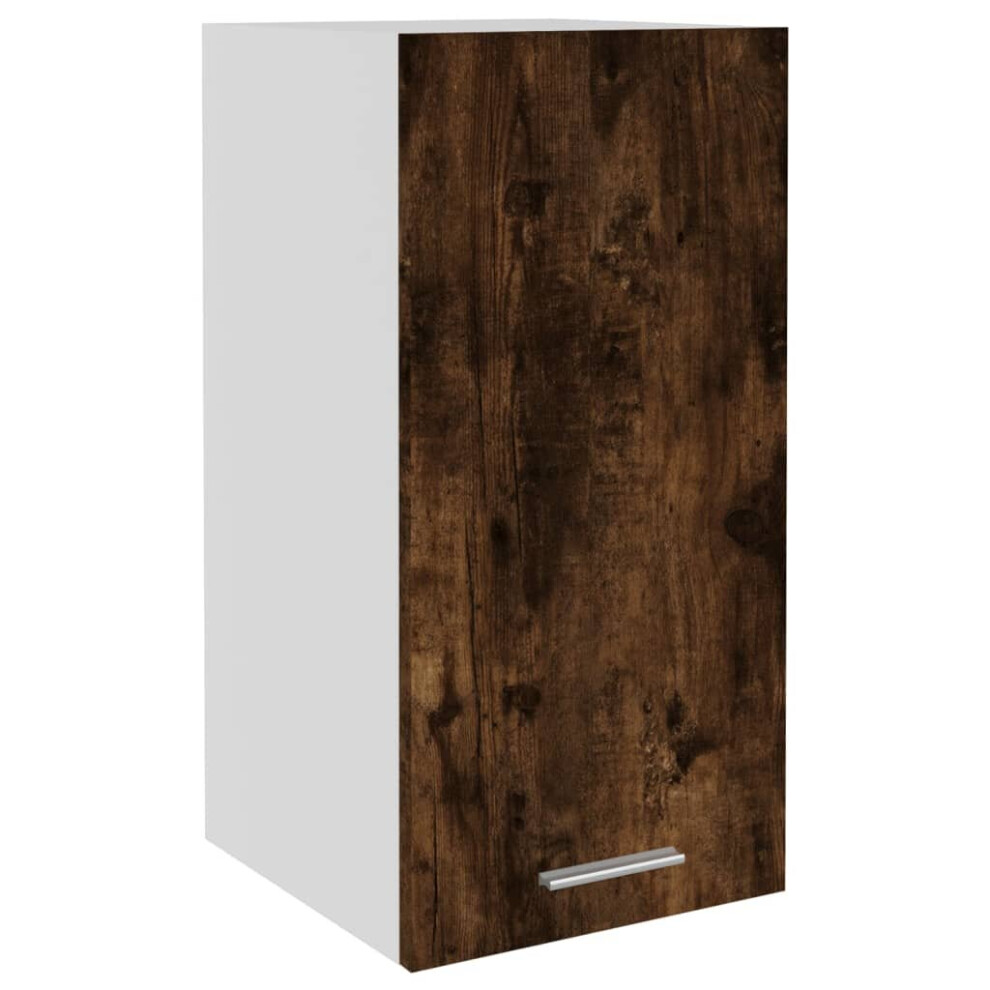 (Smoked Oak, Hanging Cabinet 30 Cm) Vidaxl Kitchen Cabinet Home Storage Shelf Organiser Cupboard Engineered Wood 8720845735425