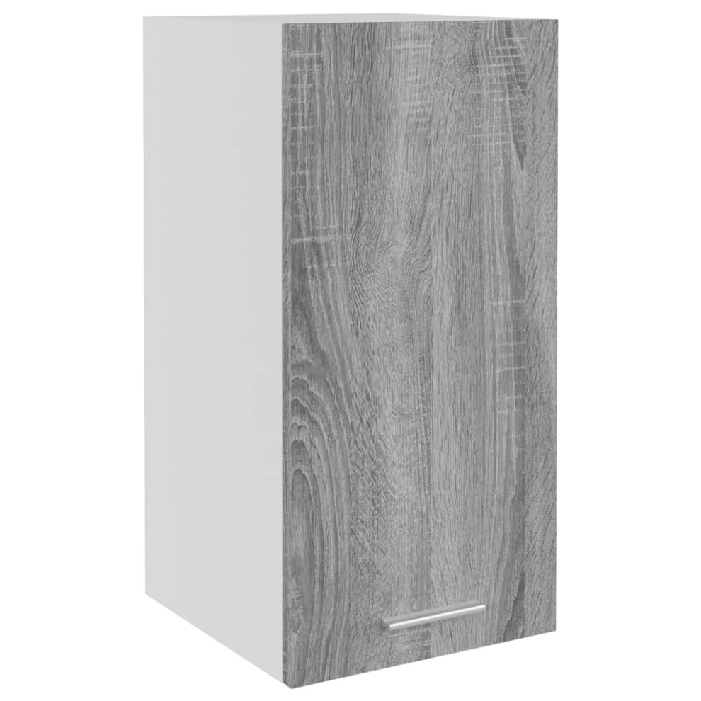 (Grey Sonoma, Hanging Cabinet 30 Cm) Vidaxl Kitchen Cabinet Home Storage Shelf Organiser Cupboard Engineered Wood 8720845735432