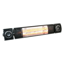 Litecraft Patio Heater 2000W Wall Mount Outdoor IPX5 Rated - Black