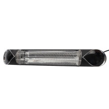 Litecraft Wall Mount Outdoor Patio Heater 2000W IP55 Rated - Black