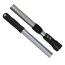 SYR Interchange Telescopic Aluminium Handle 90-180cm Black (Each)