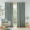 Catherine Lansfield Catherine Lansfield Alder Trees 100% Cotton Lined Eyelet Curtains 4