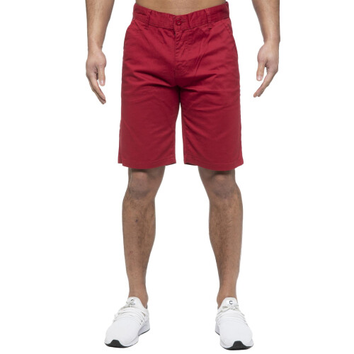 Ze Enzo (34, Red) Enzo Mens Chino Shorts 2