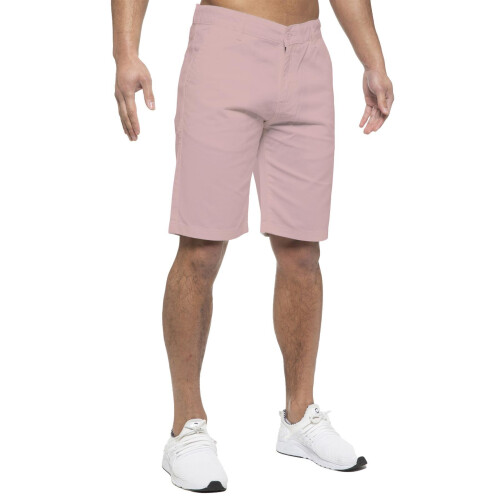 Ze Enzo (32, Pink) Enzo Mens Chino Shorts 1