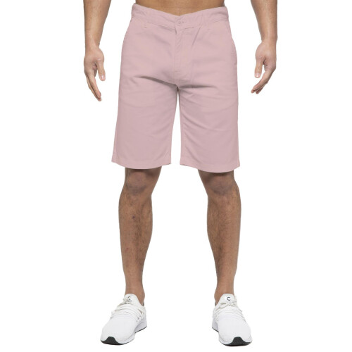 Ze Enzo (32, Pink) Enzo Mens Chino Shorts 2