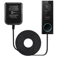 16-24Volt Transformer, C Wire Power Adapter Compatible with Eufy Video Doorbell, UL Certified 20VAC 500mA Transformer with 16.4 ft Cable Supply Power
