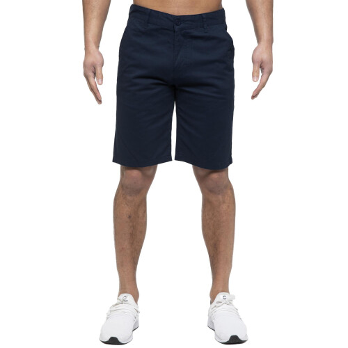 Ze Enzo (34, Navy) Enzo Mens Chino Shorts 2