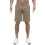 Ze Enzo (30, Beige) Enzo Mens Chino Shorts 3