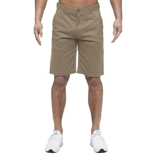 Ze Enzo (30, Beige) Enzo Mens Chino Shorts 2