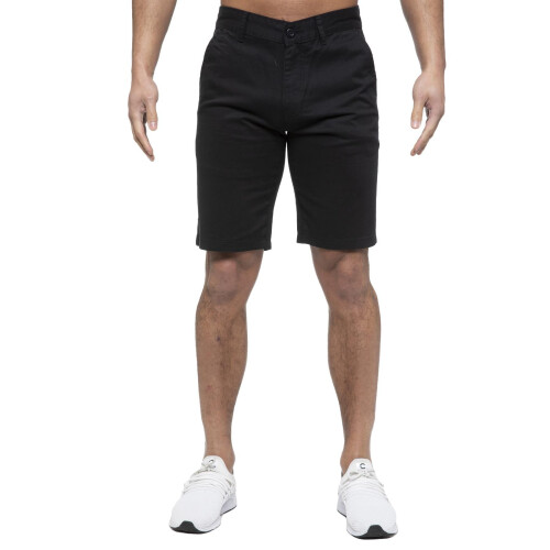 Ze Enzo (40, Black) Enzo Mens Chino Shorts 2