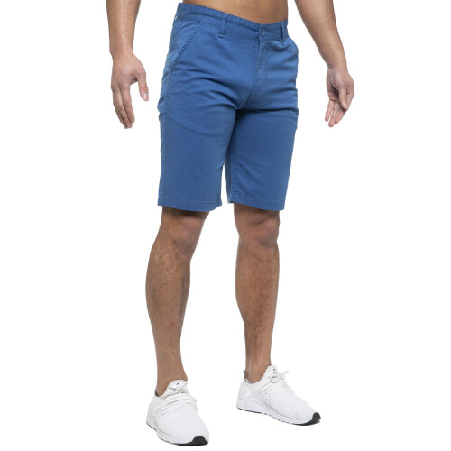 Ze Enzo (30, Royal Blue) Enzo Mens Chino Shorts 1