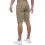 Ze Enzo (30, Beige) Enzo Mens Chino Shorts 4
