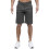 Ze Enzo (34, Grey) Enzo Mens Chino Shorts 3