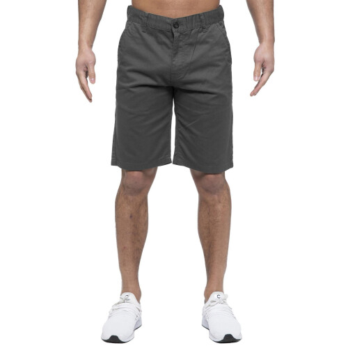 Ze Enzo (34, Grey) Enzo Mens Chino Shorts 2