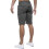 Ze Enzo (34, Grey) Enzo Mens Chino Shorts 4