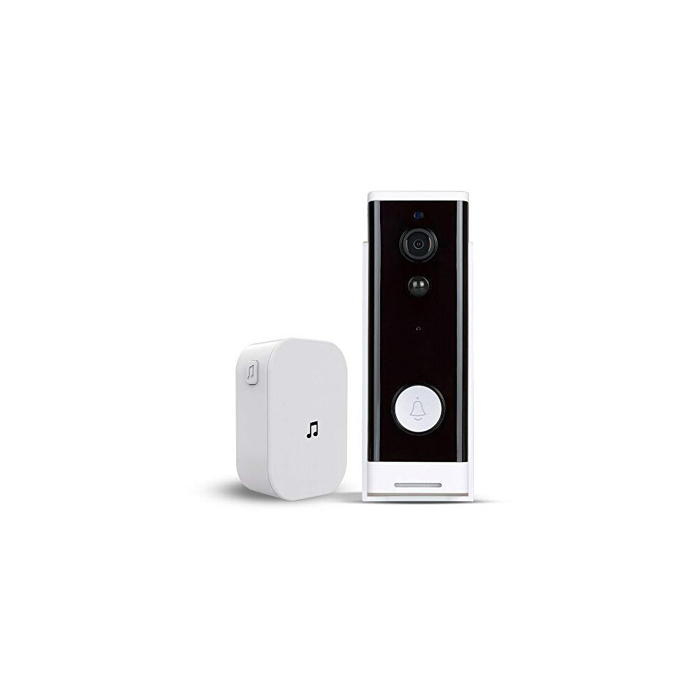 Smart Video Doorbell Wireless with Chime, WiFi Door Bell with Camera Wireless. Full HD WiFi Security Camera with Motion Detection, Night Vision,