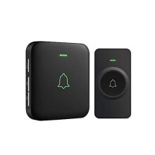 AVANTEK Wireless Doorbell - Code 52, 1000ft Range, IP55 Waterproof, Mini Receiver, 52 Chimes, 5 Volume Levels