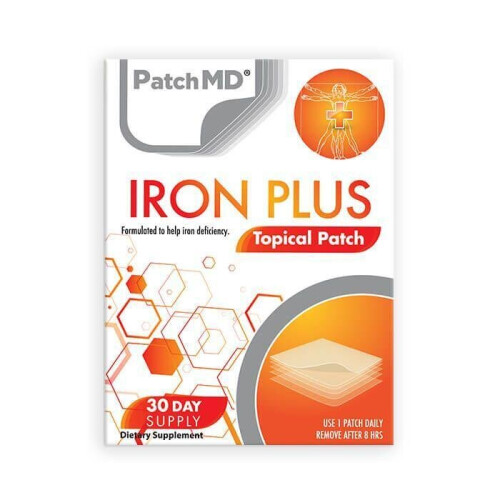 PatchMD Iron Plus Topical Patch - 30 Daily Patches 2