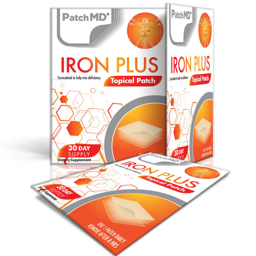 PatchMD Iron Plus Topical Patch - 30 Daily Patches 1