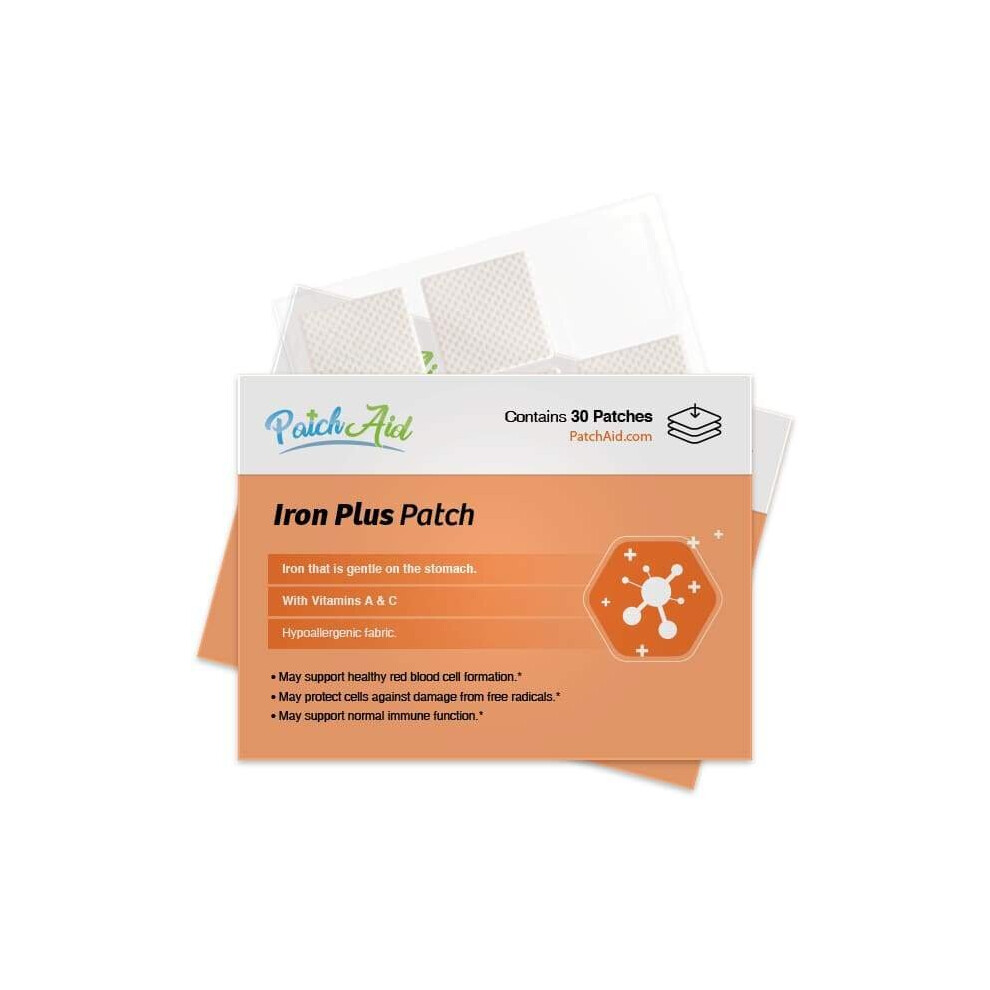 Patch Aid Iron Plus Topical Patch - 30 Daily Patches