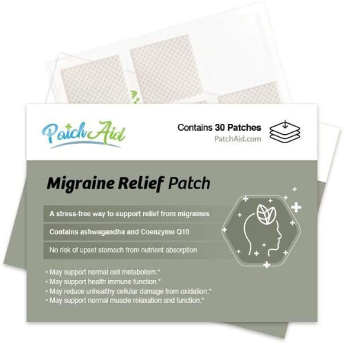 PatchAid, Migräne-Linderungspatch, 30 Patches