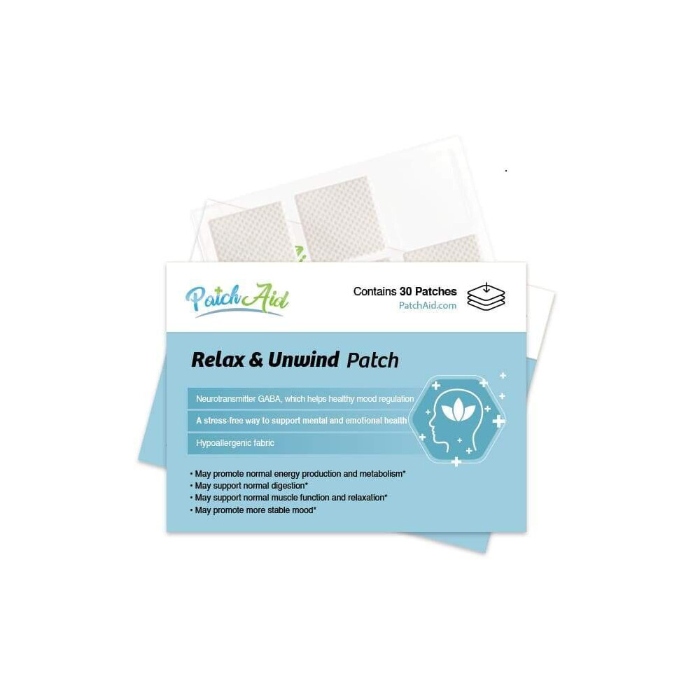 Patch Aid Relax & Unwind Topical Patch - 30 Daily Patches