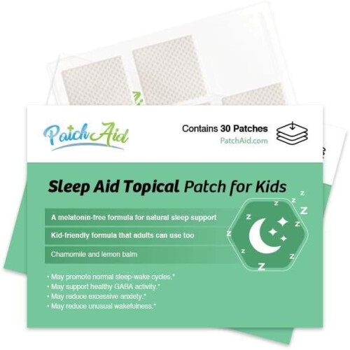 PatchAid, Sovningssupport Topical Patch for Børn, 30 Patches