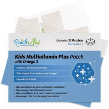 PatchAid, Barn Multivitamin Plus Patch med Omega 3, 30 Patchar