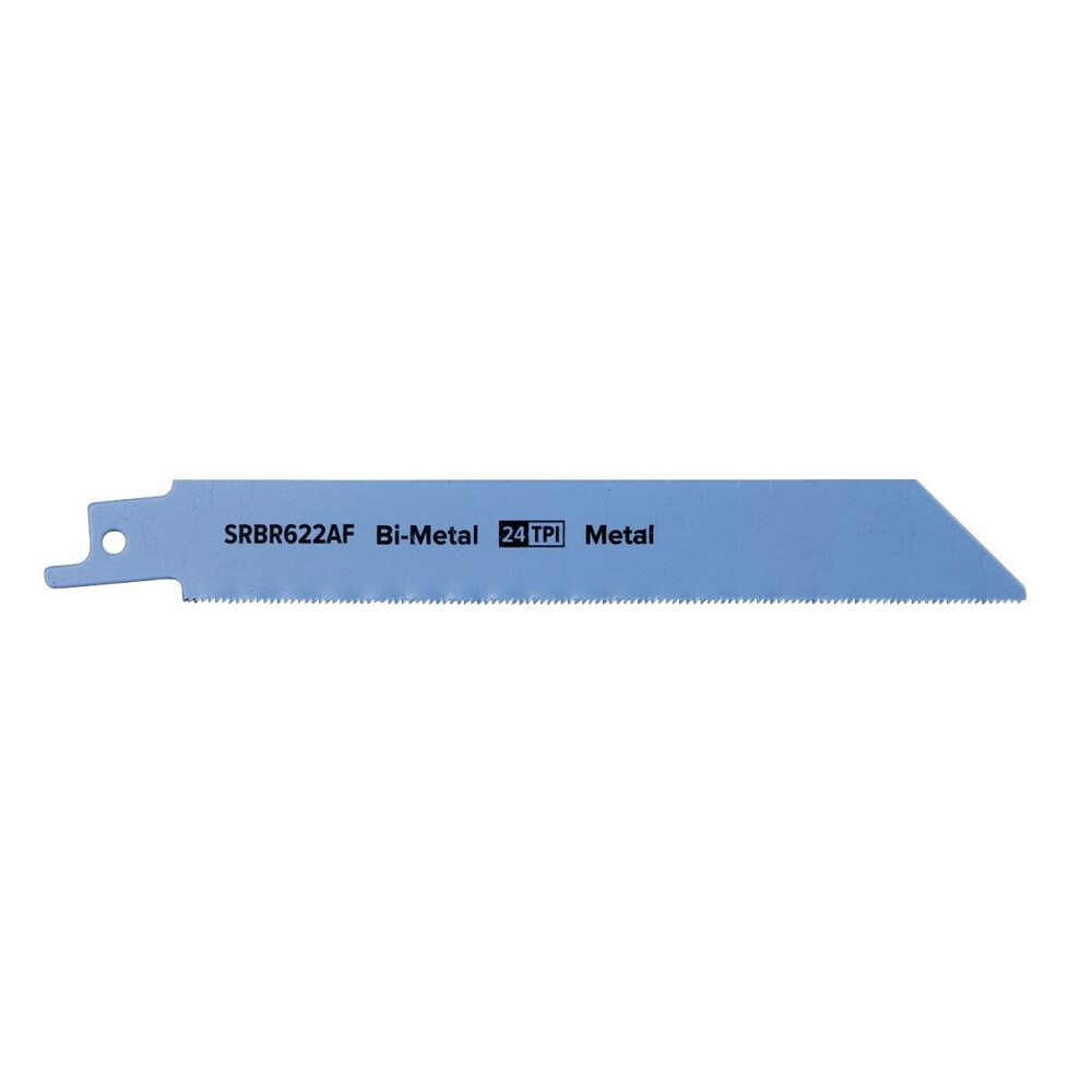 Sealey Reciprocating Saw Blade Metal 150Mm 24Tpi - Pack Of 5 Srbr622af