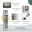 Costway Tall Bathroom Storage Cabinet Freestanding Slim Tower Cabinet 6