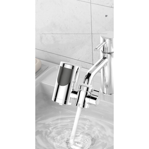 (white, Send filter) Electric faucet 3 seconds without installation 1