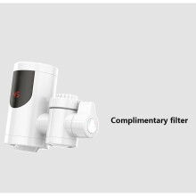 (white, Send filter) Electric faucet 3 seconds without installation