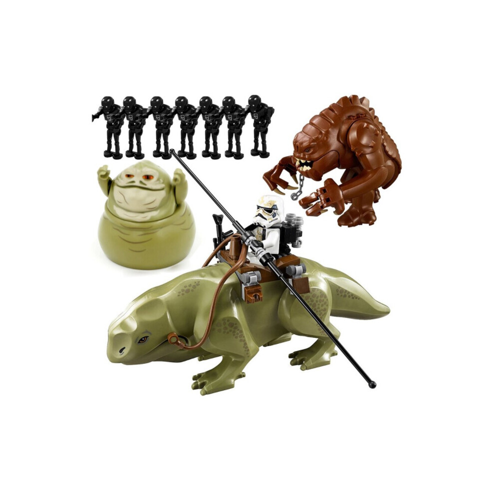 Fit Lego Star Wars Dewback Rancor Jabba Minifigures Kids Toys Gifts